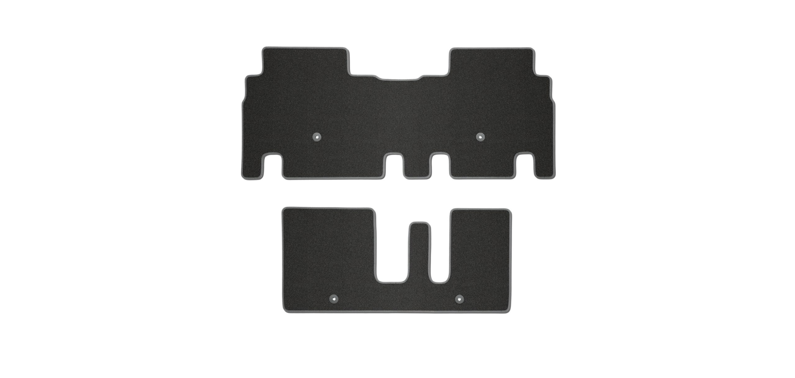 Kia EV9 Original Golvmattor, velour sats bak för 2:a och 3:e raden endast 7-sitsig.