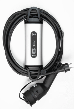 Kia original 220 Laddkabel Schuko till Typ 2 med högläge